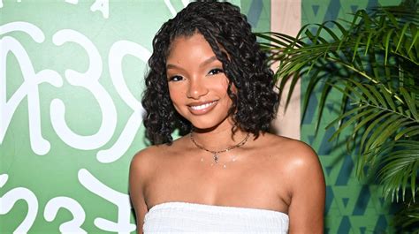 halle bailey hot|Halle Bailey Shows Off Her Postpartum Body in Shimmery Bikini